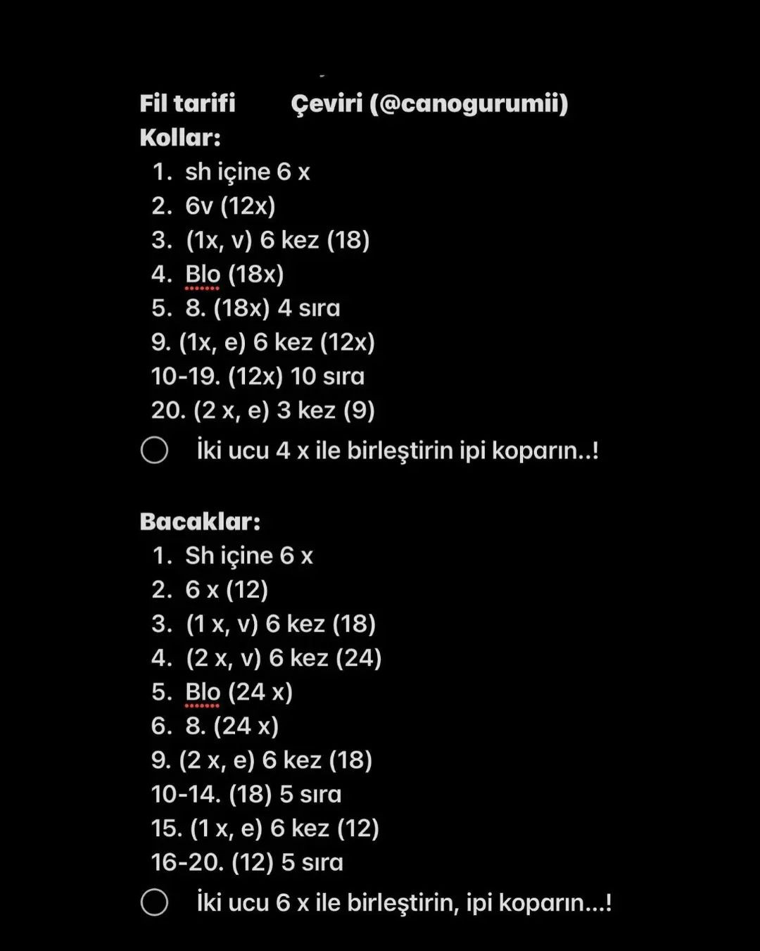 Gri fil tığ işi modeli ve fil çıngırak