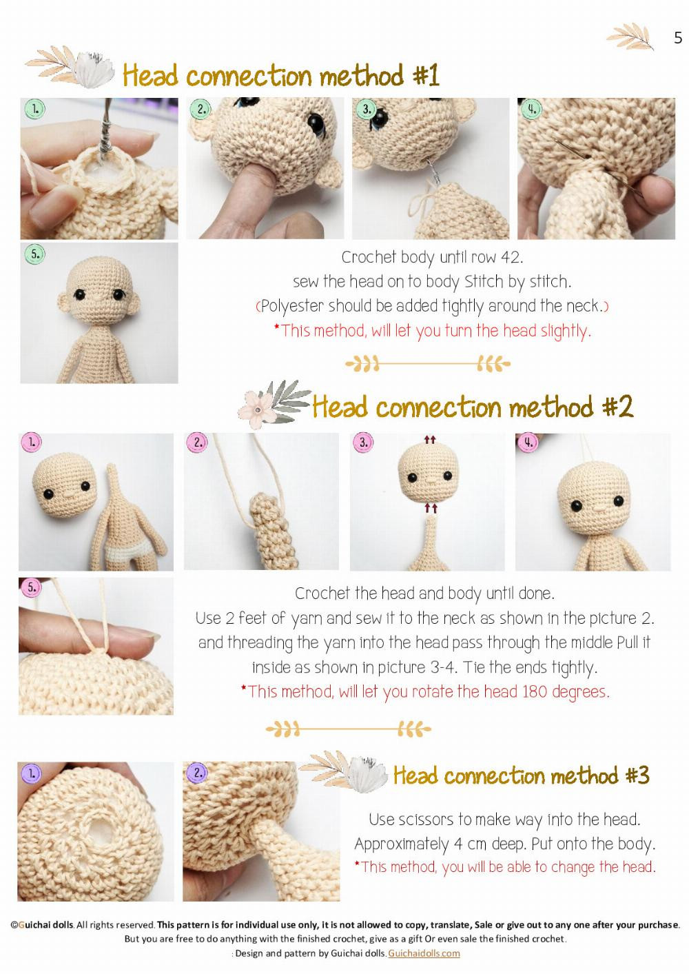 guichai pattern ariel mermaid crochet pattern