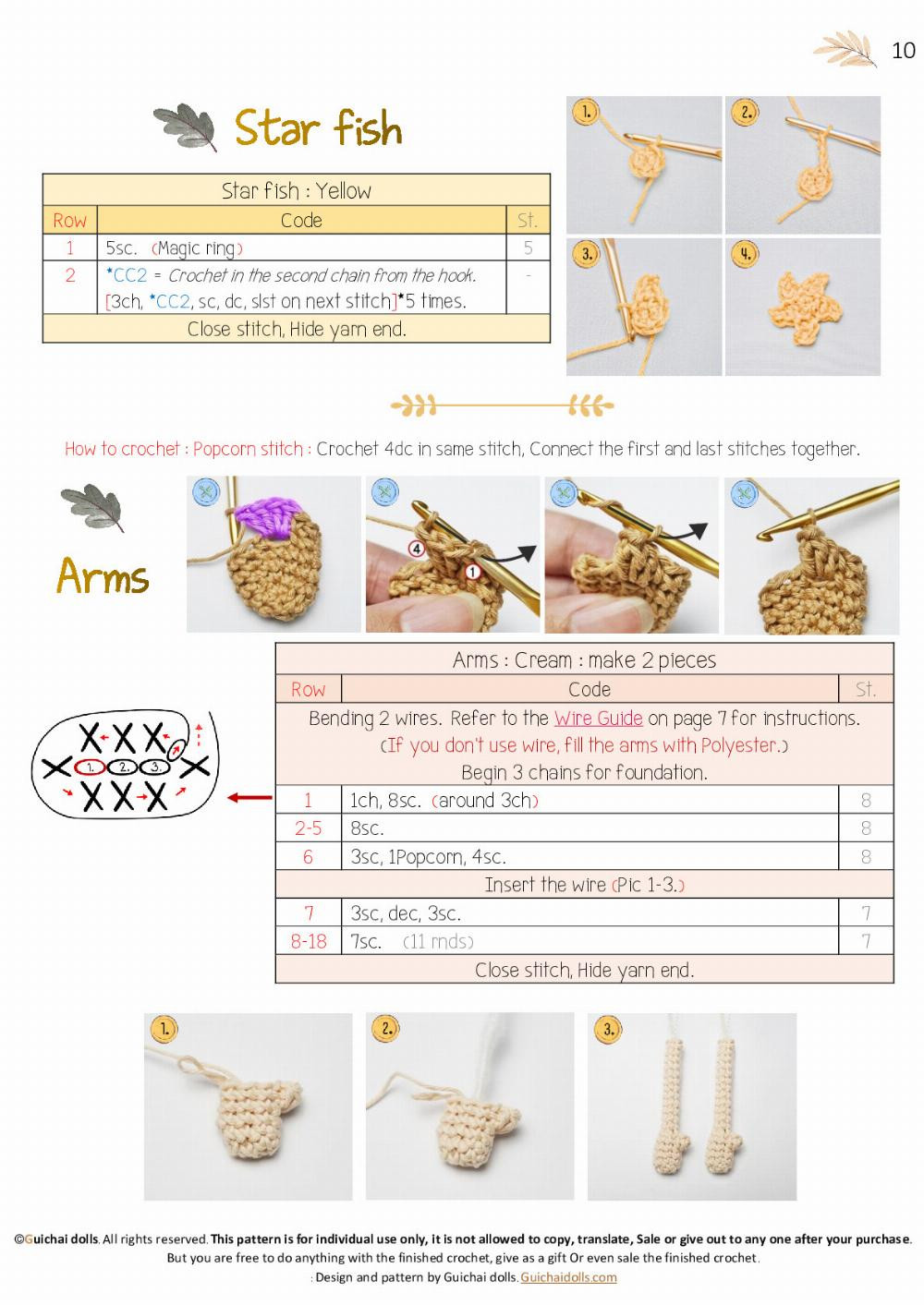 guichai pattern ariel mermaid crochet pattern