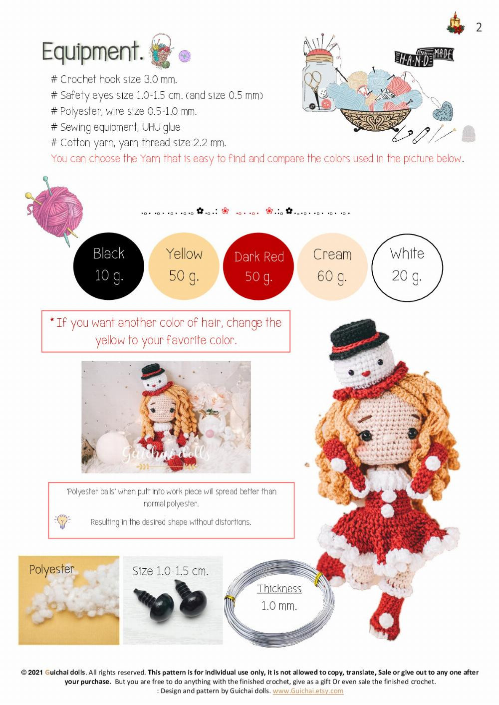 guichai pattern santy christmas girl santy