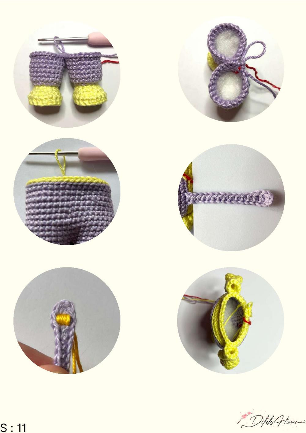 Helia English girl Crochet Pattern