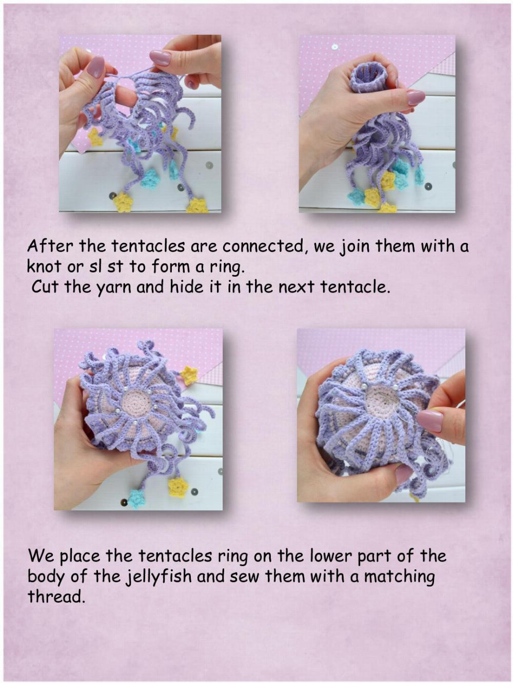 Jellyfish Teether and Rattle Pattern