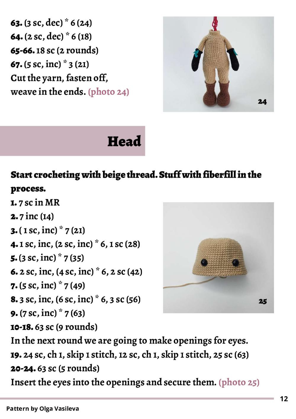 julia the doll crochet pattern