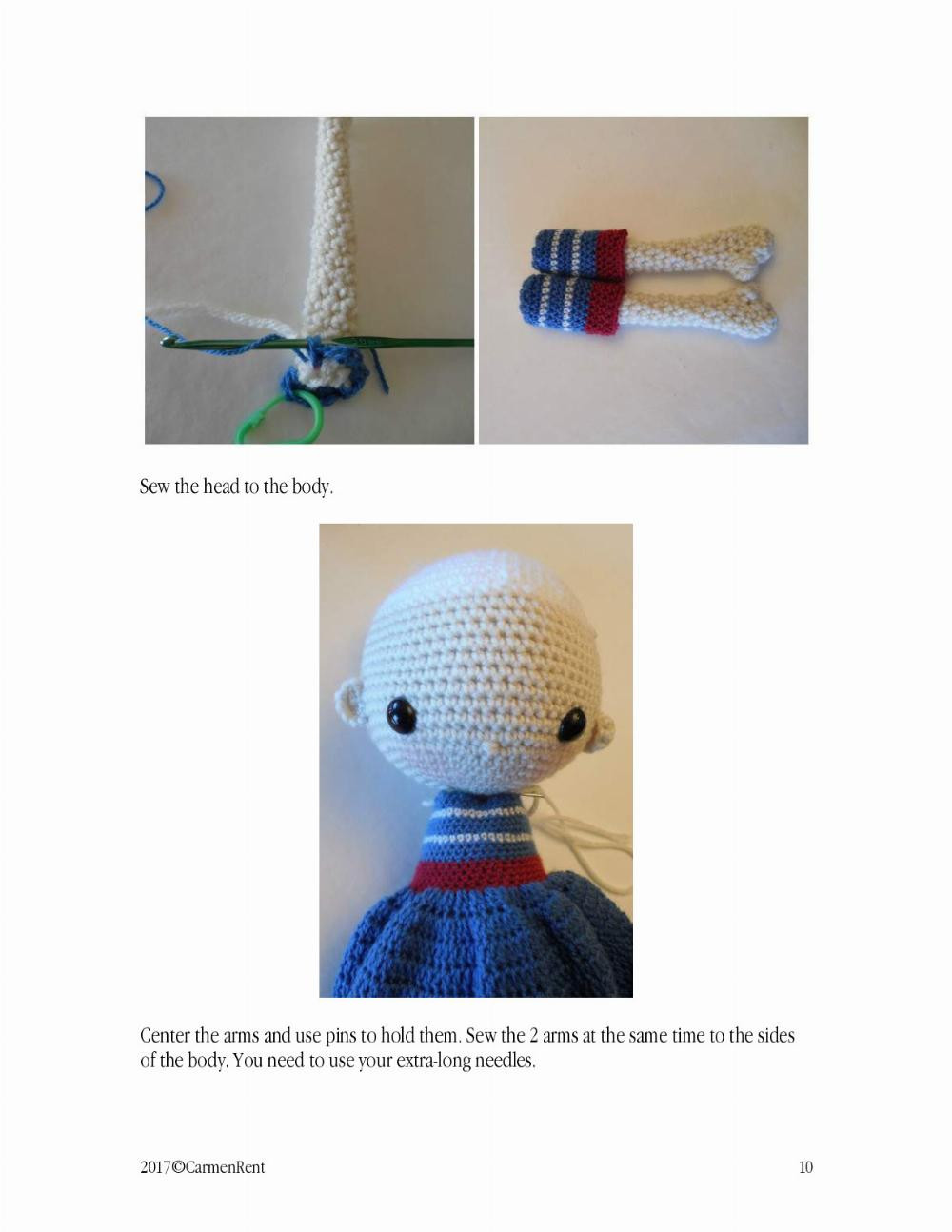 JULY doll crochet pattern