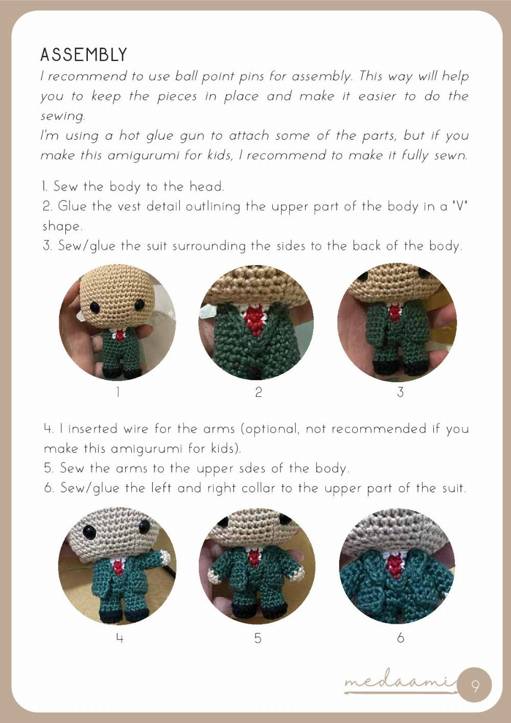 loid inspired crochet pattern