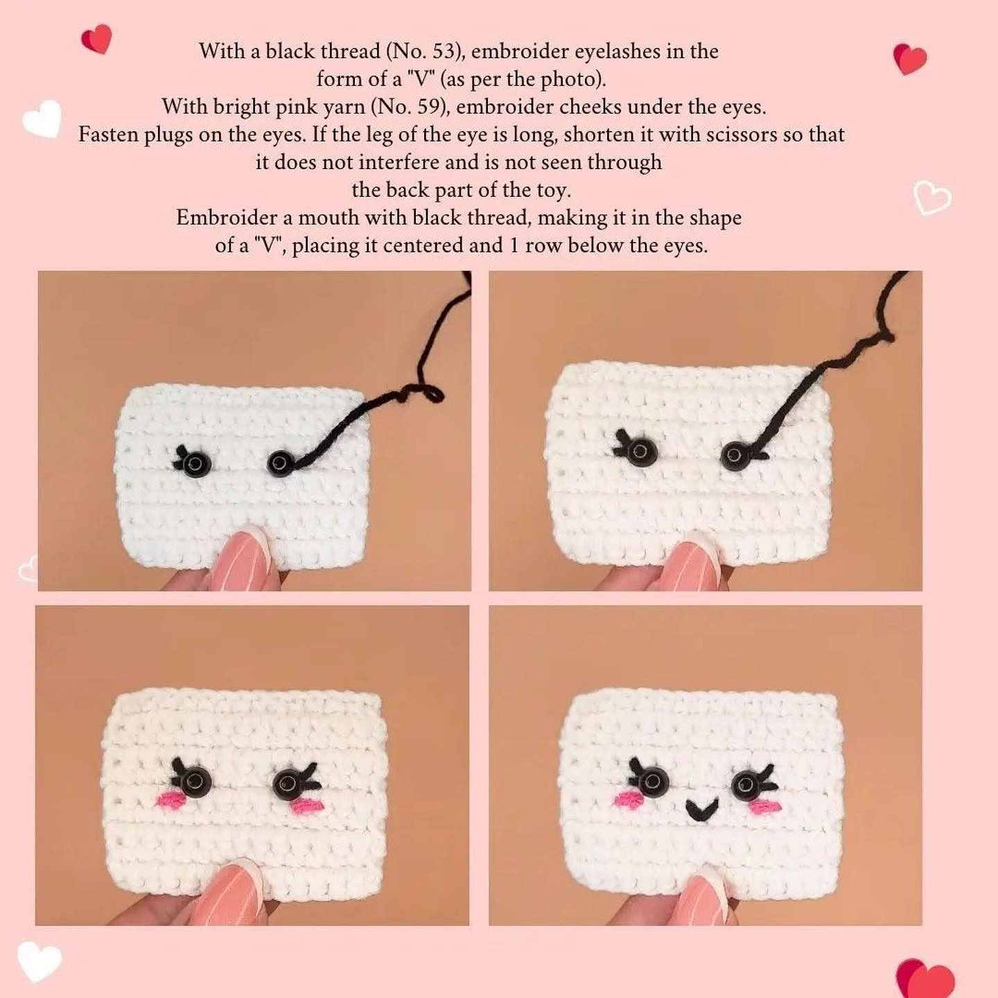 Love letter crochet pattern