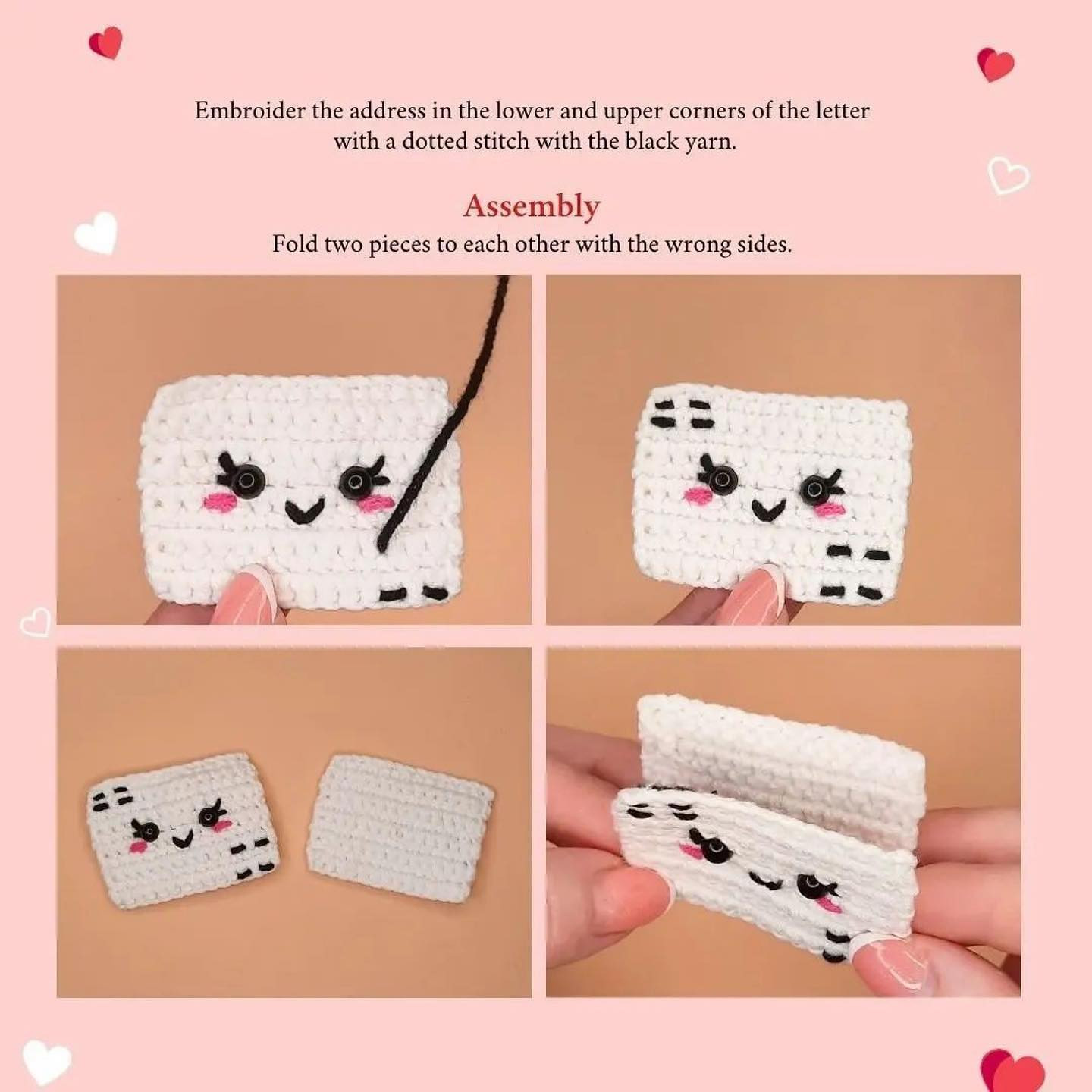 Love letter crochet pattern