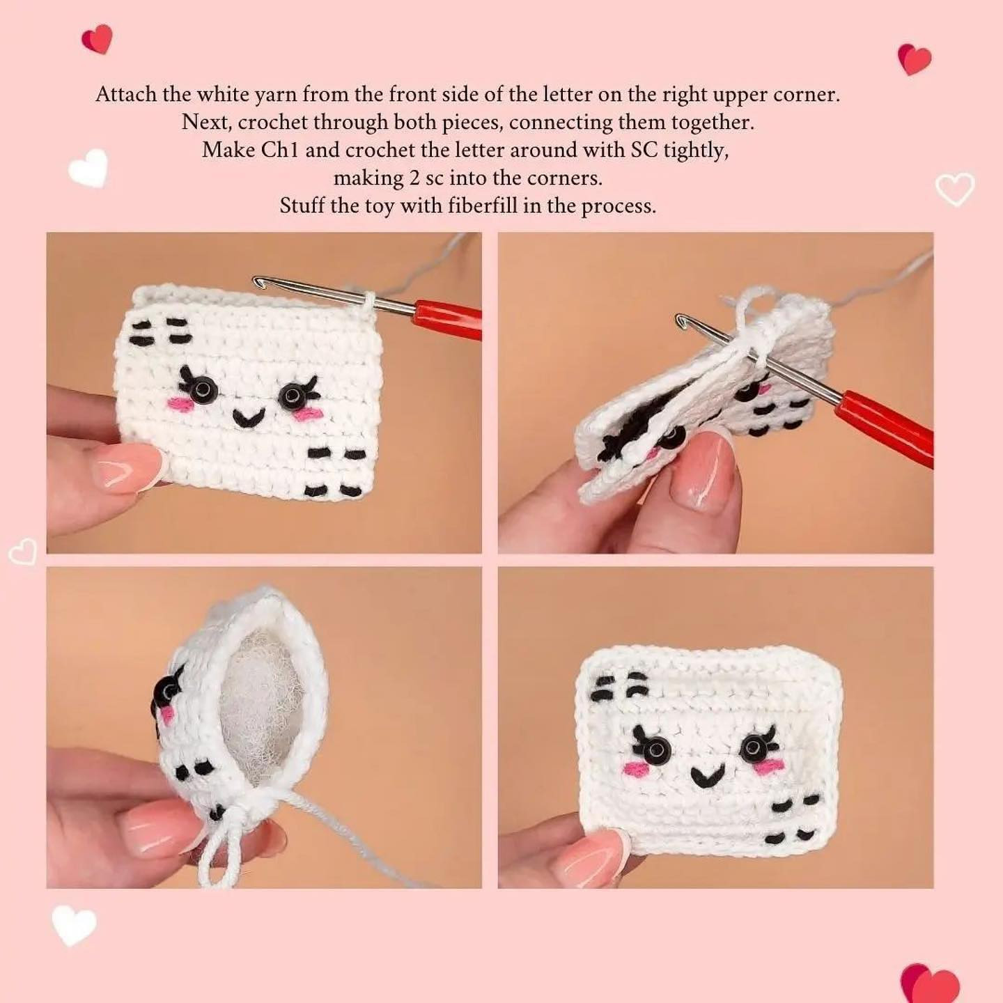 Love letter crochet pattern