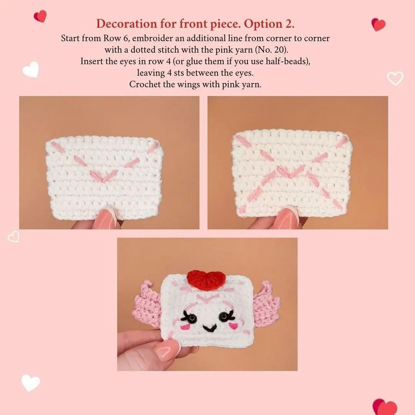 Love letter crochet pattern