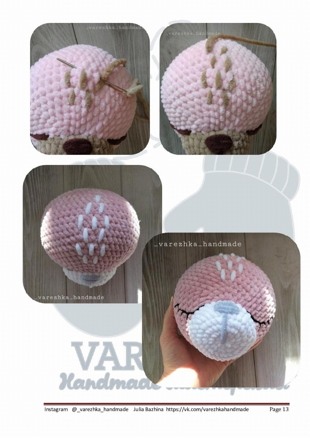 Lusha the Cat English Crochet Pattern