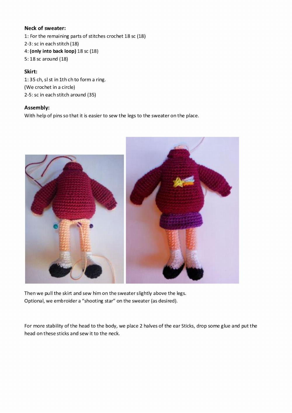 Mabel Pines "Gravity Falls " This doll based on the American animated series "Gravity Falls"