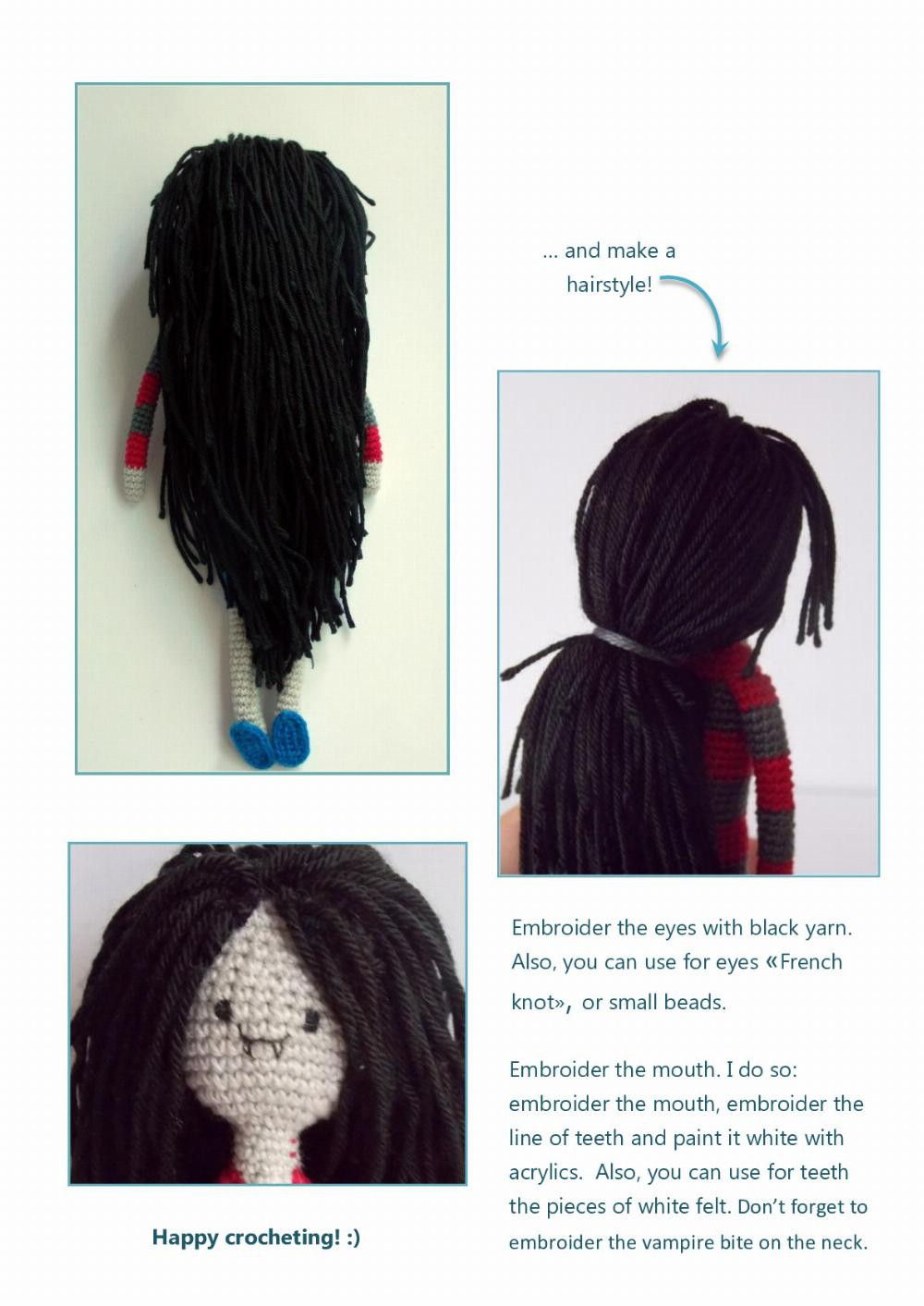 marceline the vampire queen crochet pattern