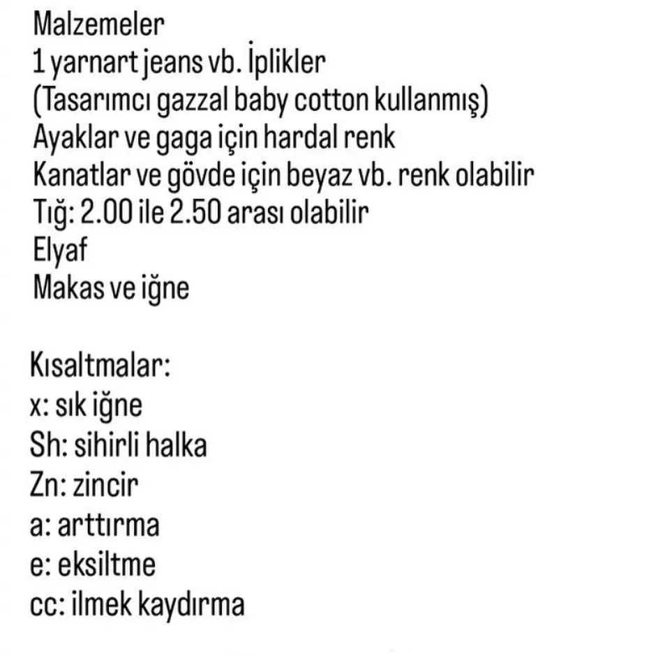 Martı tığ işi modeli