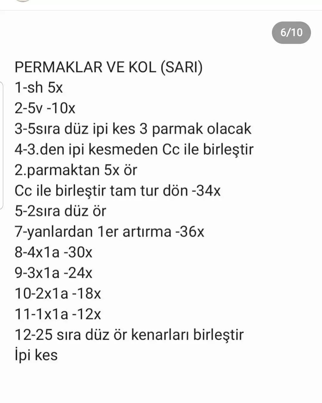 Merhaba Tarif sahibi sevgili @gunesinelizi . Elinize emeğinize sağlık ve keyifli örmeler. . Tarif sahiplerini takip ederek destek ola bilirsiniz...