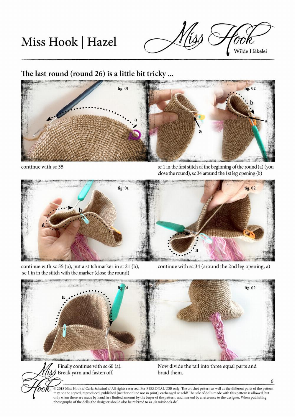 Miss Hook | Hazel ... crochet pattern for Hazel the horse. Hazel