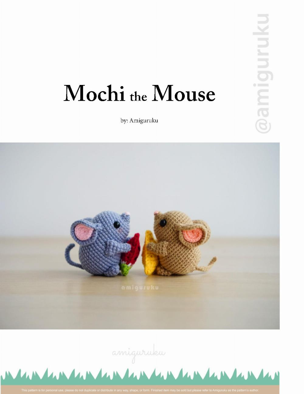 mochi the mouse amigurumi patterns