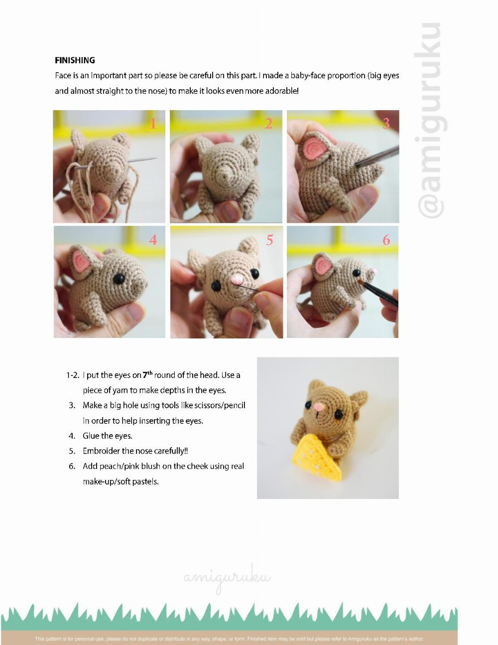 mochi the mouse amigurumi patterns