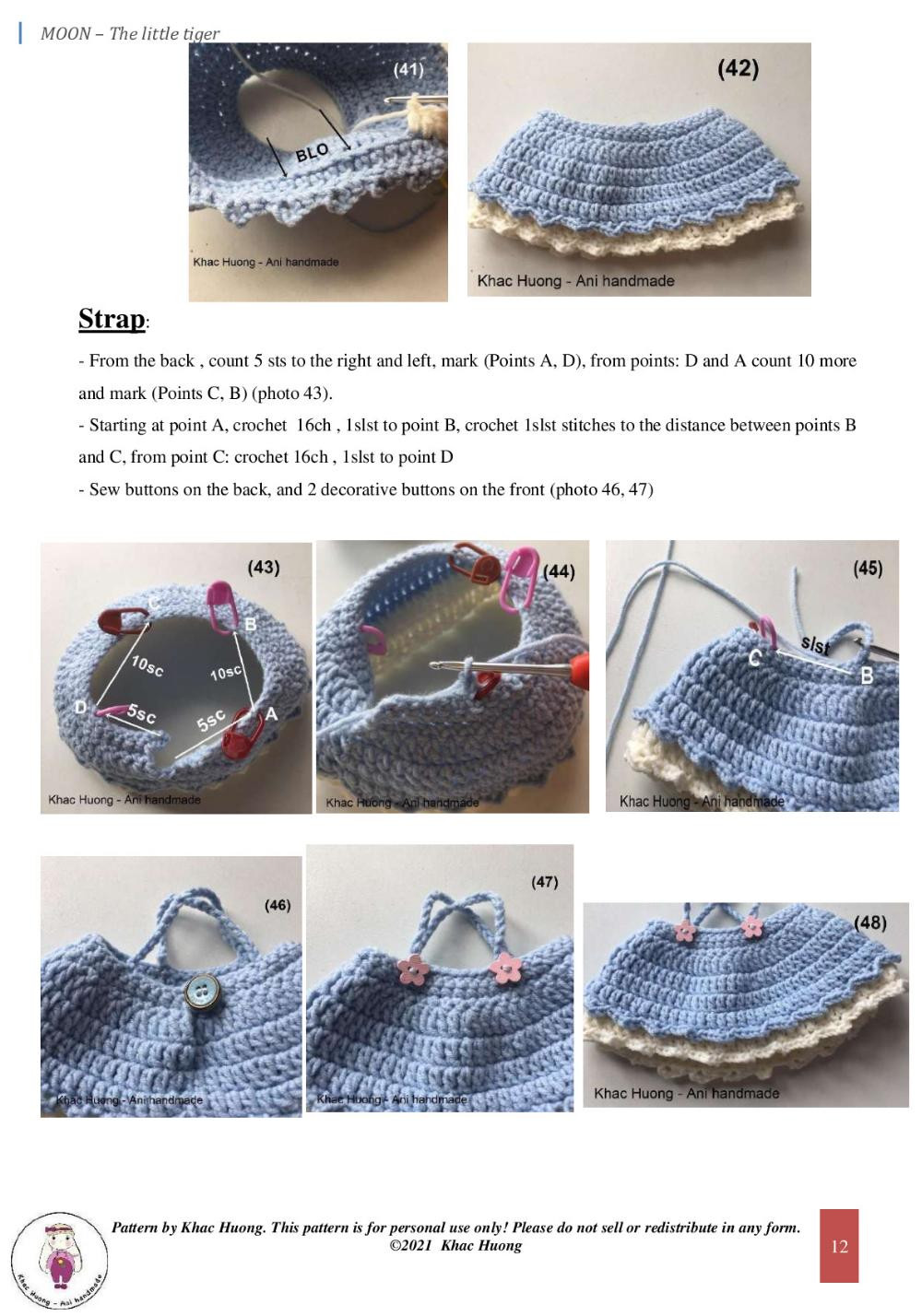 MOON – The little tiger crochet pattern