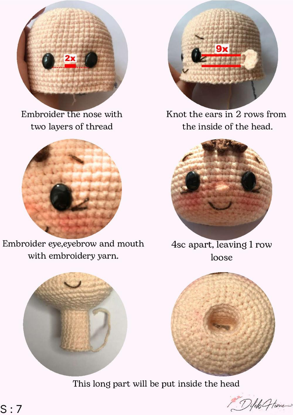 Nellie English Crochet Pattern