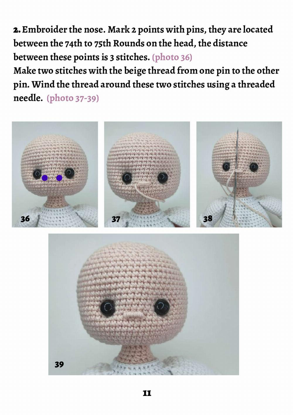 Nick's Unicorn Doll Crochet pattern