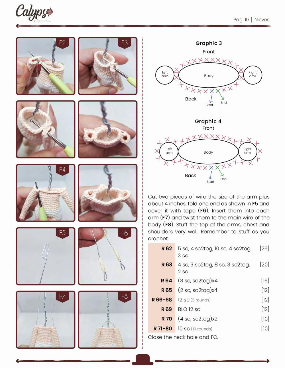 nieves the sweet snow girl doll crochet pattern