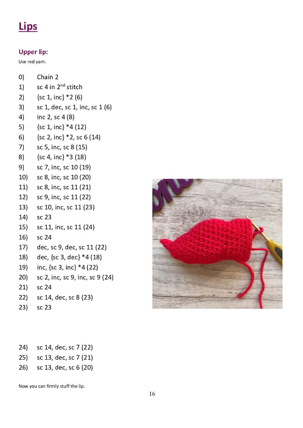 Oblina Crochet pattern