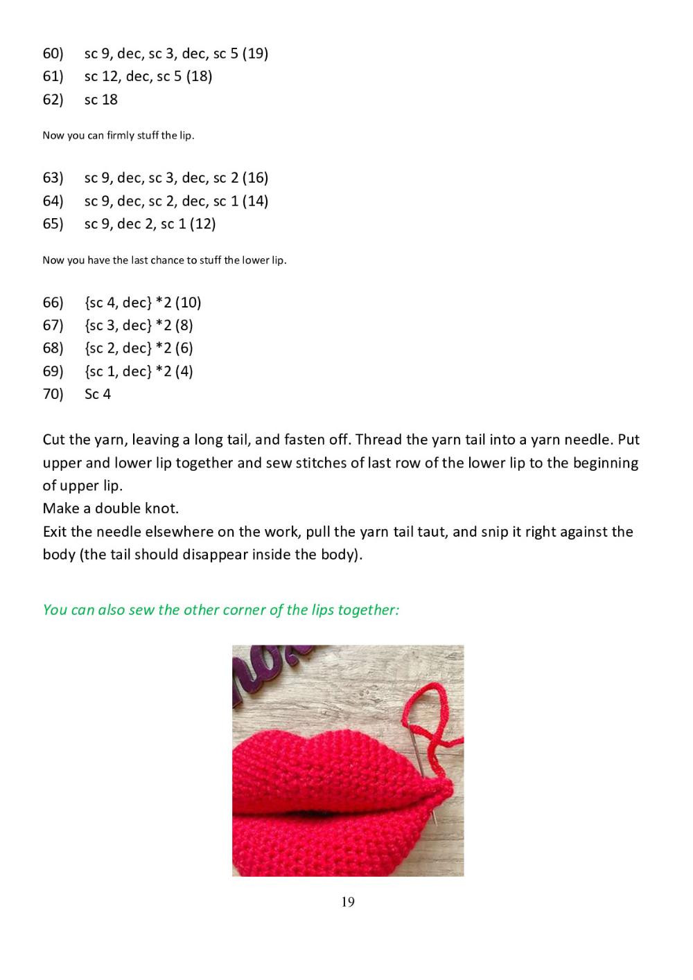 Oblina Crochet pattern