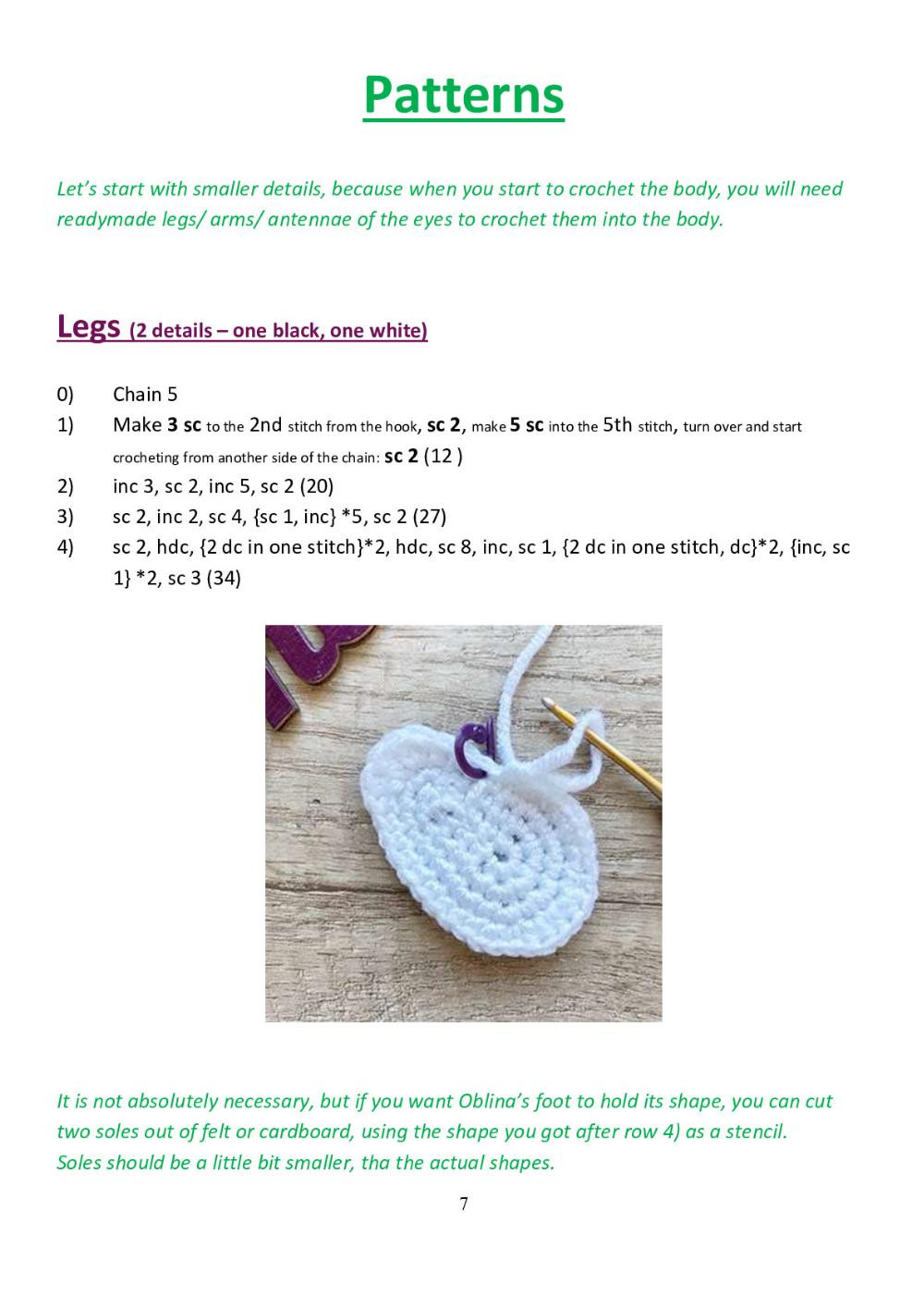 Oblina Crochet pattern