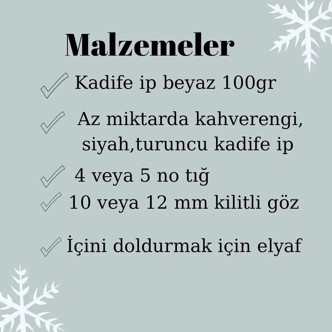 ⛄️ Olaf Tarifi 1. Bölüm⛄️ . . . 👍🏻Beğen, 👀Takip Et, 📣 Haberdar Ol . . . . 🍂2. Bölüm Tarif Bir Sonraki Postta🍂 .