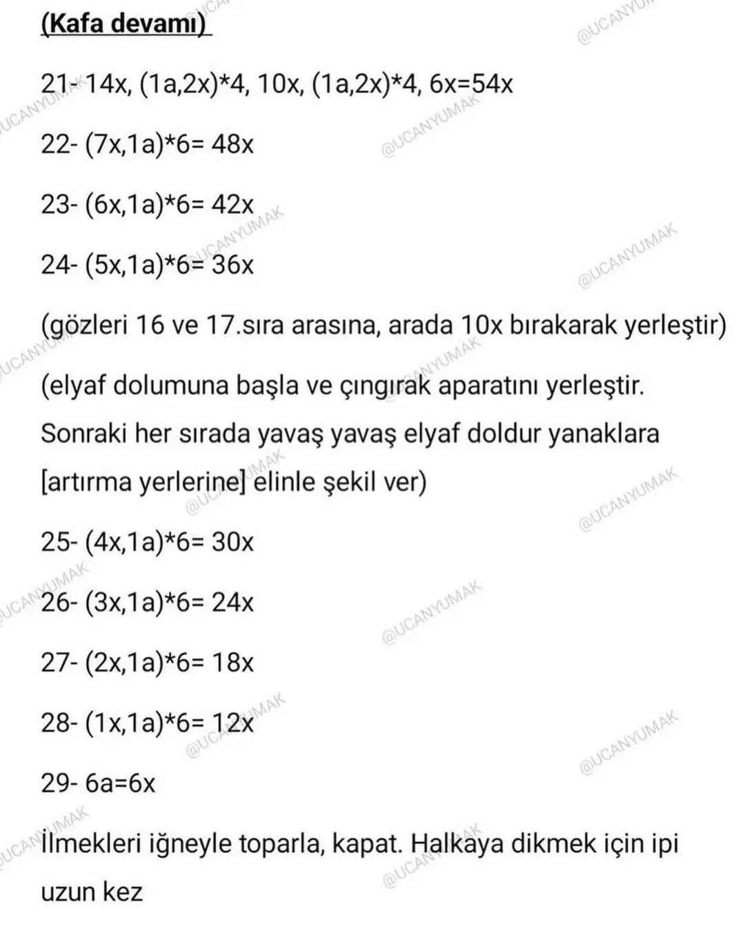 Ördek çıngırak tığ işi modeli