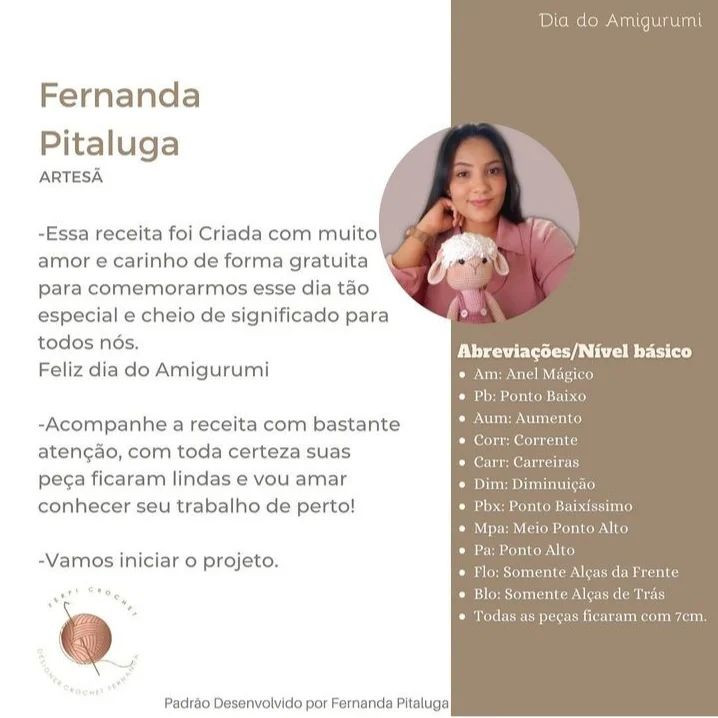 Padrão de crochê para uma boneca menina com chapéu