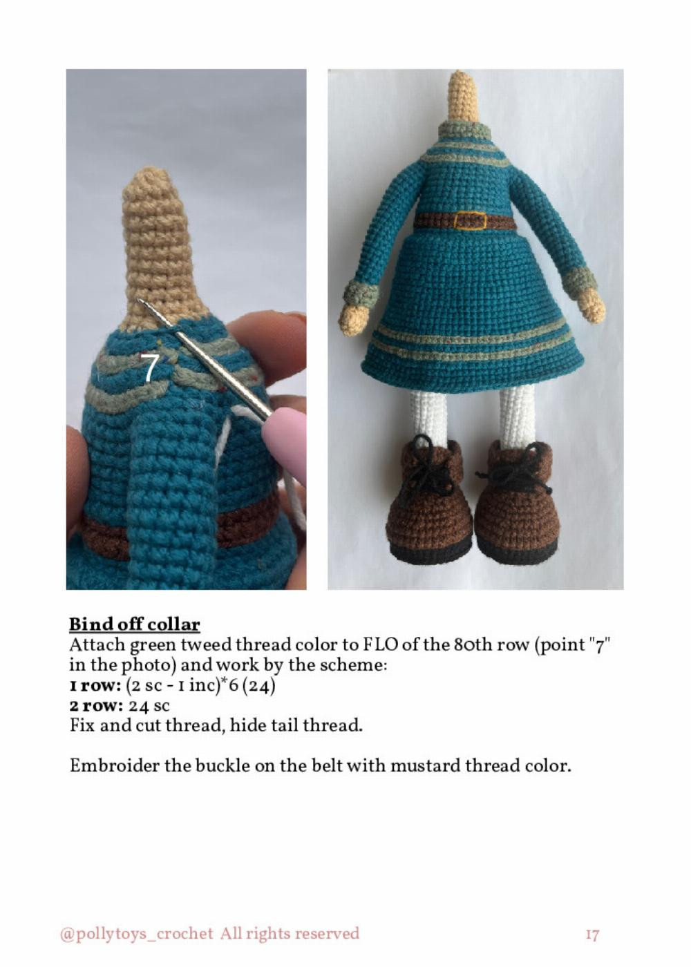 PATTERN CROCHET DOLL ANNE