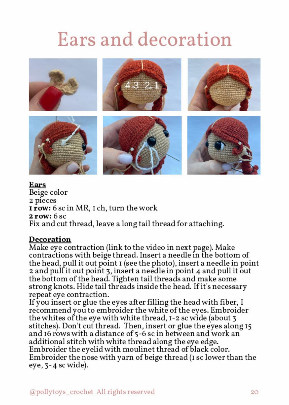 PATTERN CROCHET DOLL ANNE