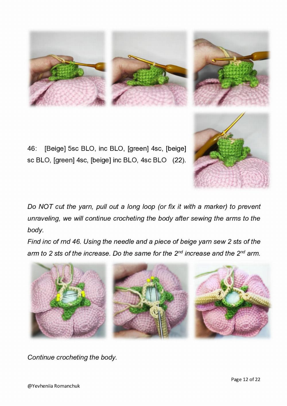 Peonia The Peony Girl Crochet pattern