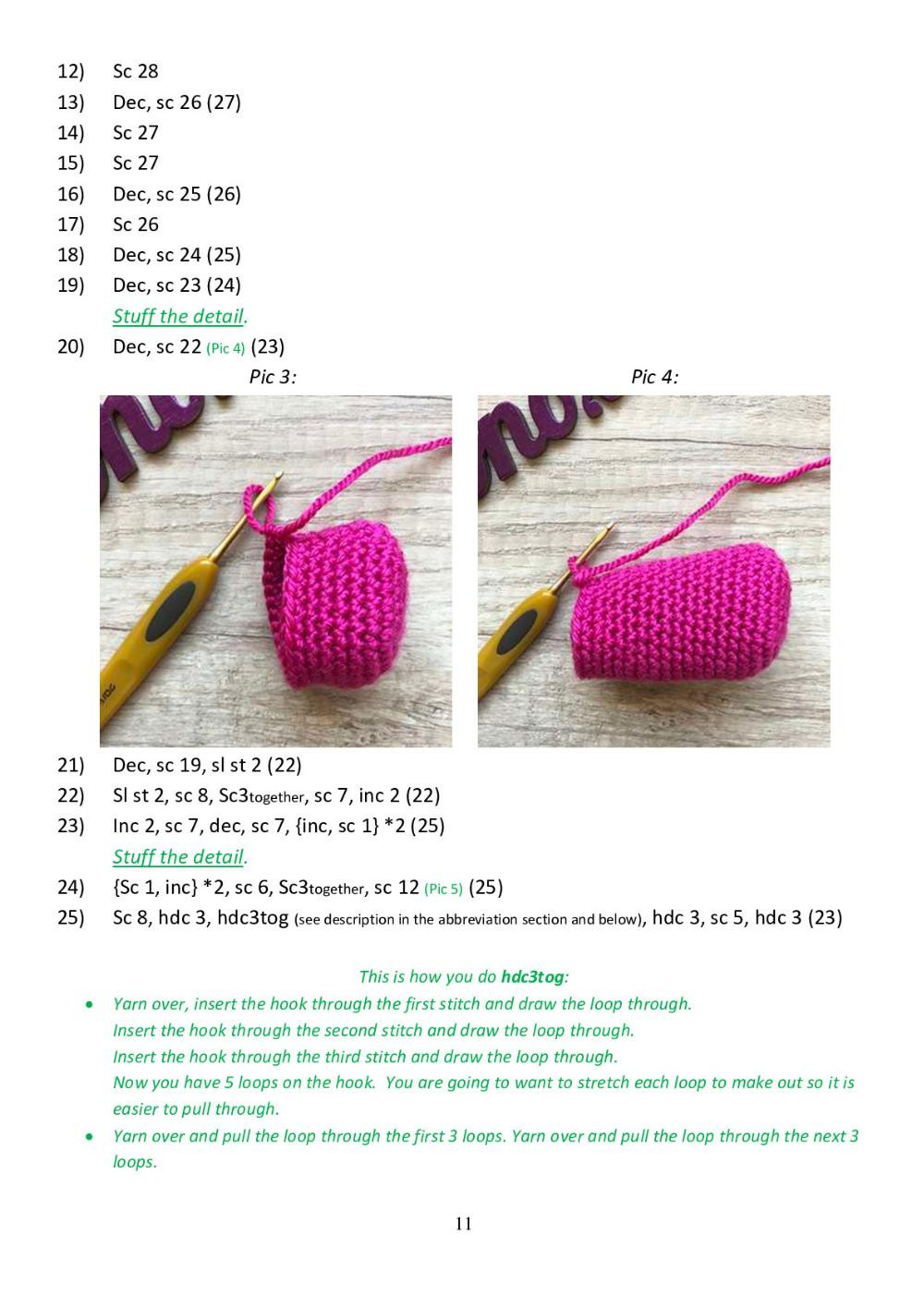 Pink Mosquito Crochet pattern