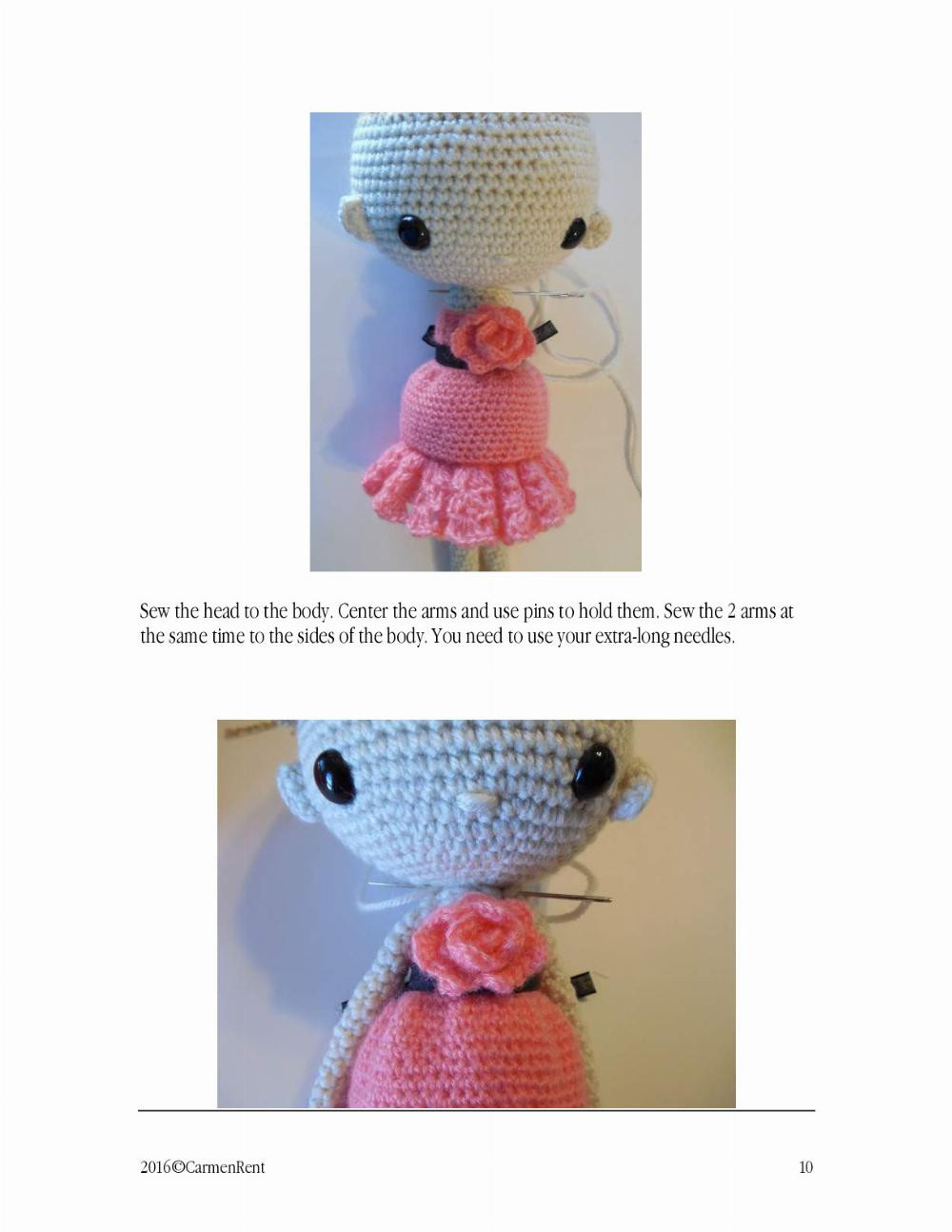 RACHEL doll crochet pattern