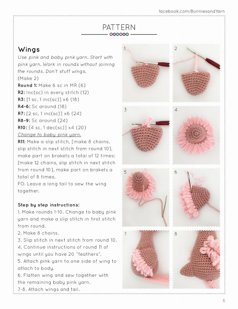 Ramona the Friendly Flamingo Crochet Pattern