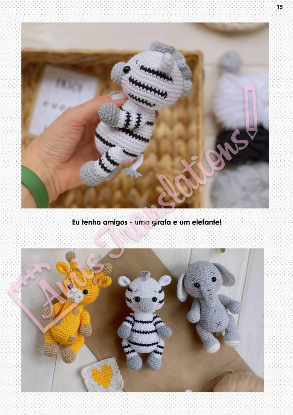 safari zebra crochet pattern