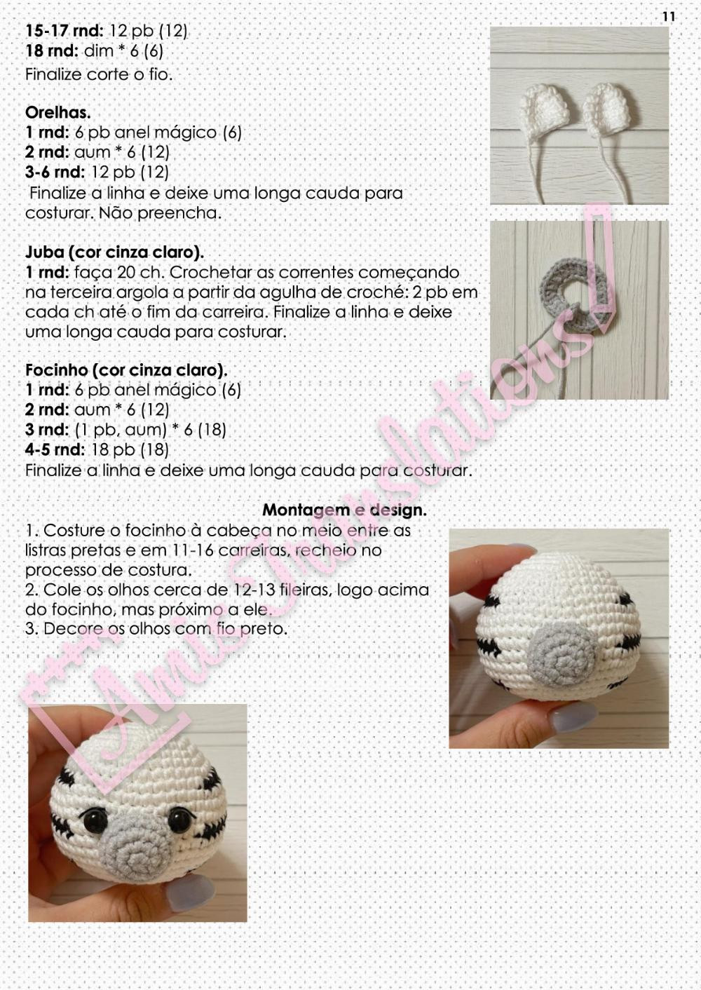 safari zebra crochet pattern