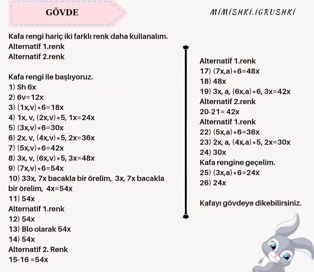 Şapka takan ayı ve tavşan tığ işi modeli