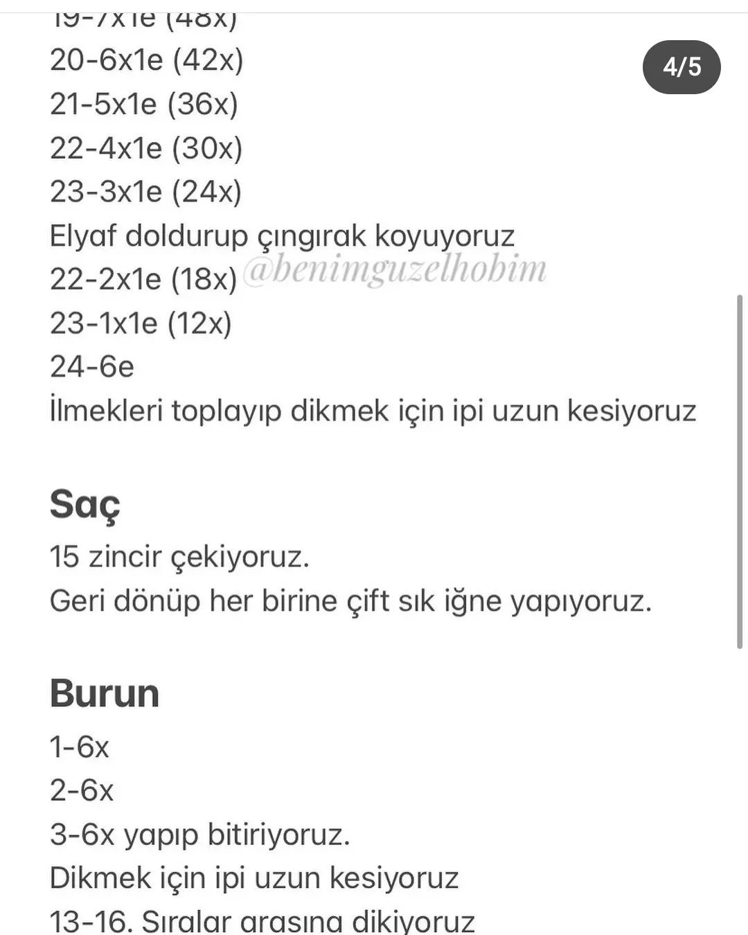 Sarı tavuk çıngırak tığ işi modeli.