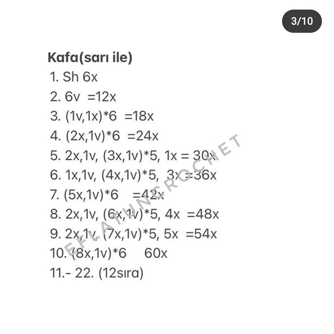 Sarı zürafa tığ işi modeli, kahverengi noktalı