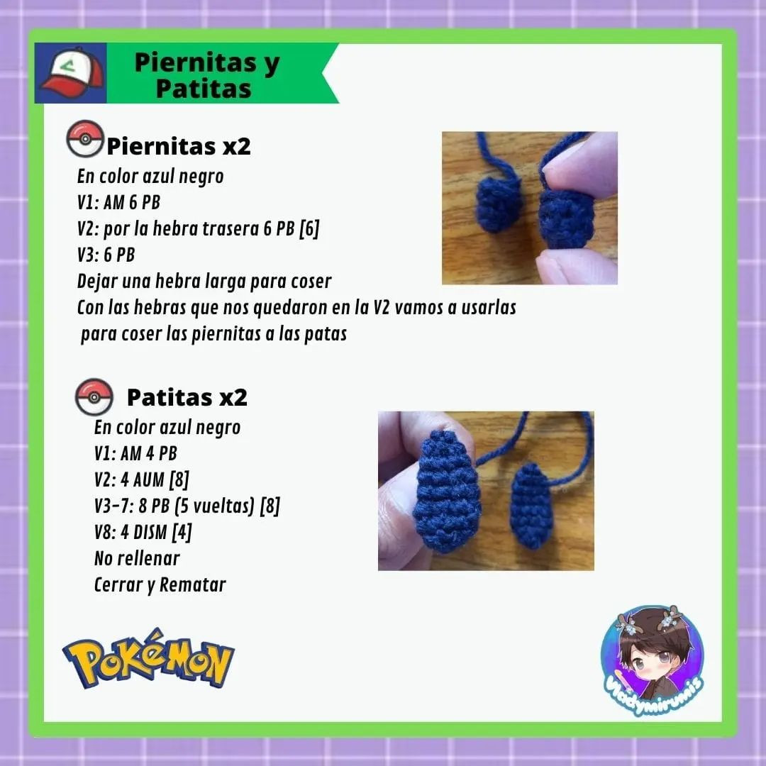 Se llegó el día de publicar el patrón de mi oddish que forma parte del ebook poke-friends organizado por @anyergurumis_  Mi pequeño oddish está super fácil de tejer 💚