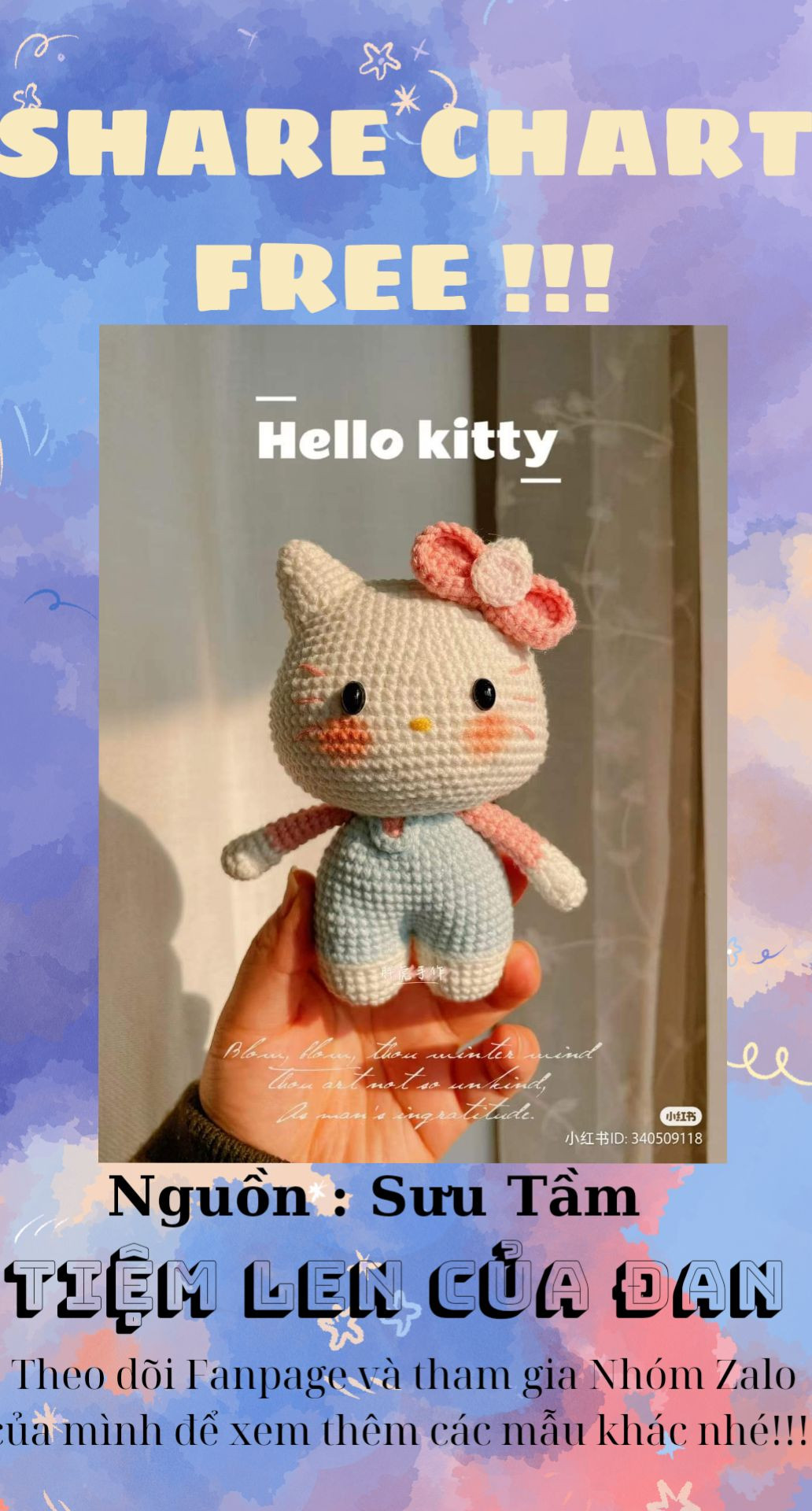 share chart free hello kitty