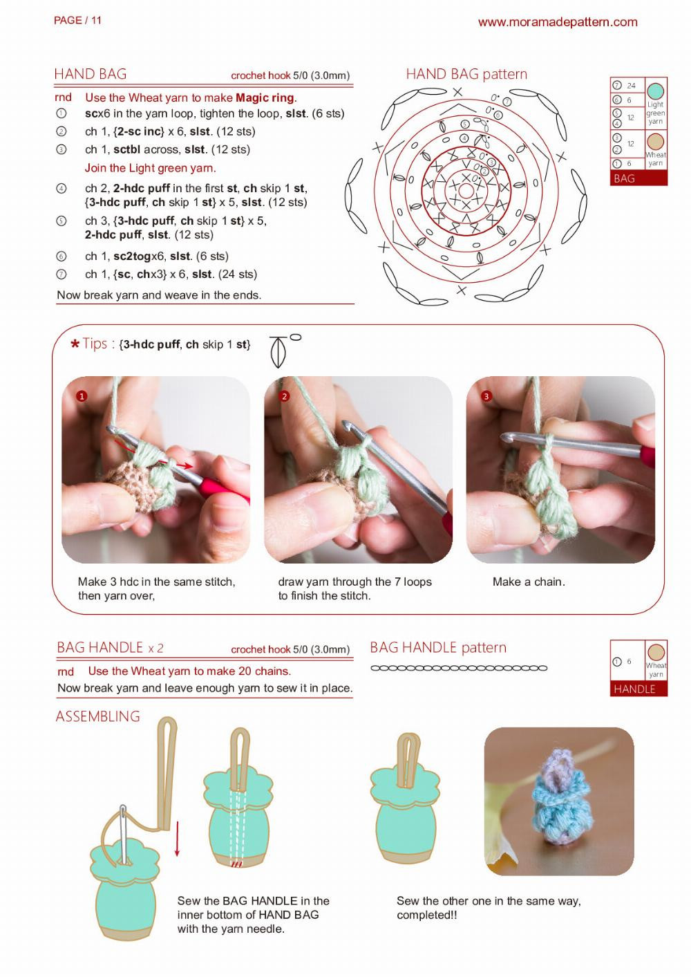 shi ba co crochet pattern doll