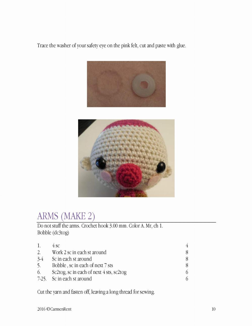 sol doll crochet pattern