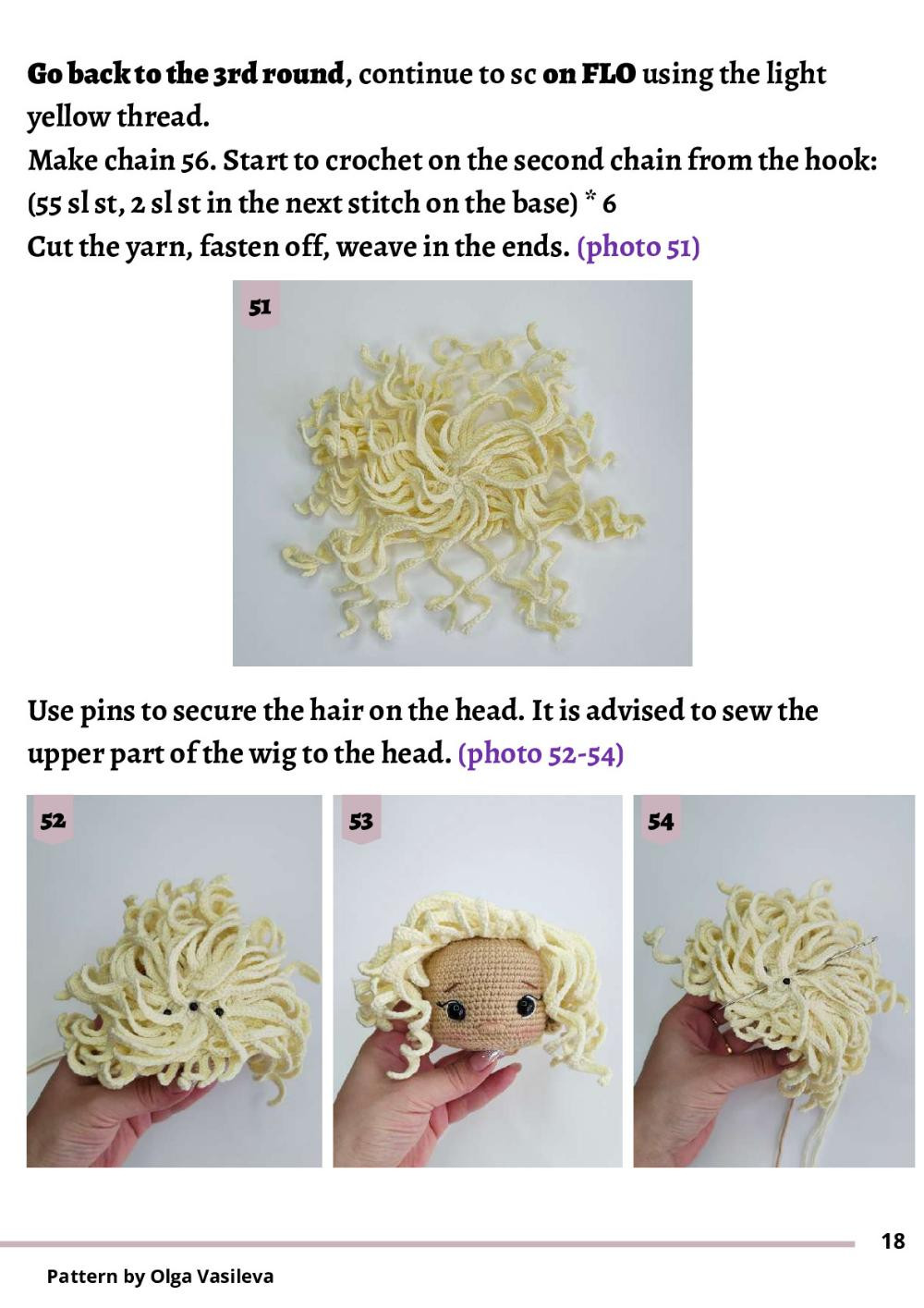 spring doll crochet pattern