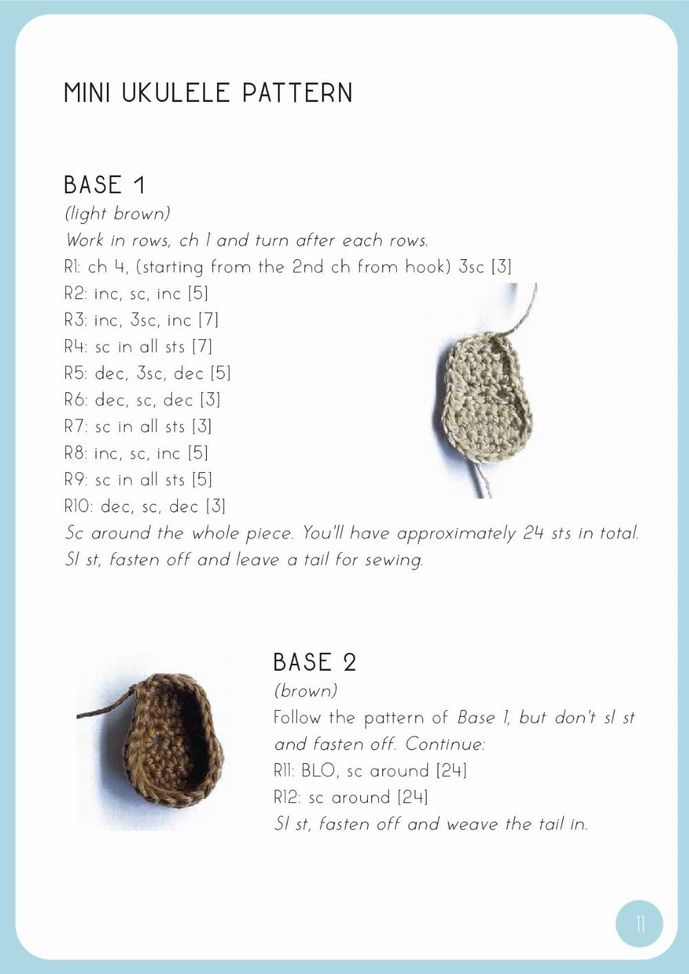 stitch & ukulele pattern