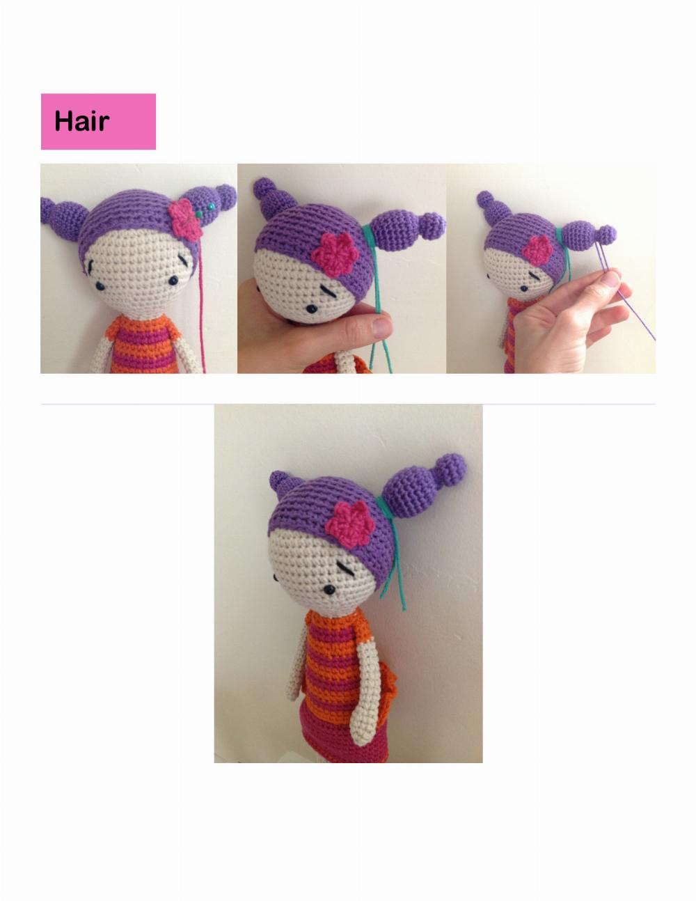 sunday crochet doll pattern