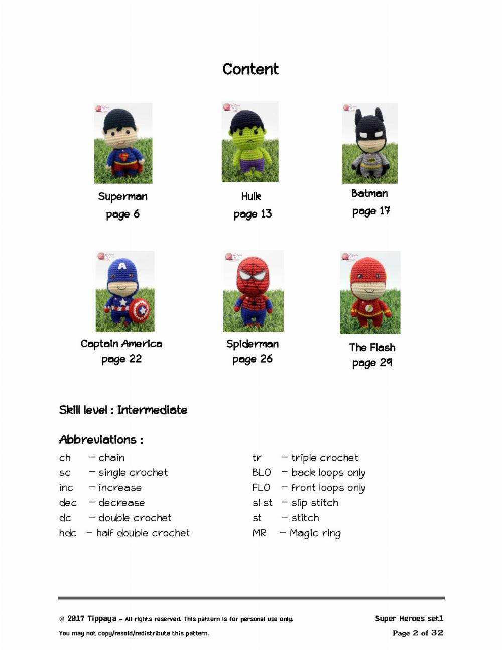 Super Heroes Set1 superman hulk, batman, captain america , spider man, flash